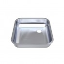 400 x 400 x 110mm Inset Bowl (with flat rim)