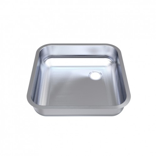 400 x 400 x 110mm Inset Bowl (with flat rim)