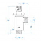 Brass Push Valve - FR8600