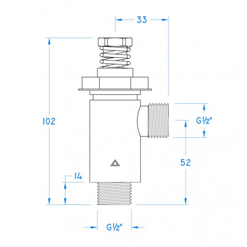 Brass Push Valve - FR8600