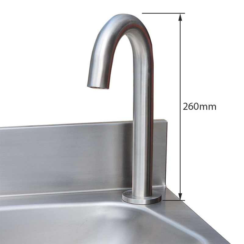 Stainless Steel Deck Sensor Tap