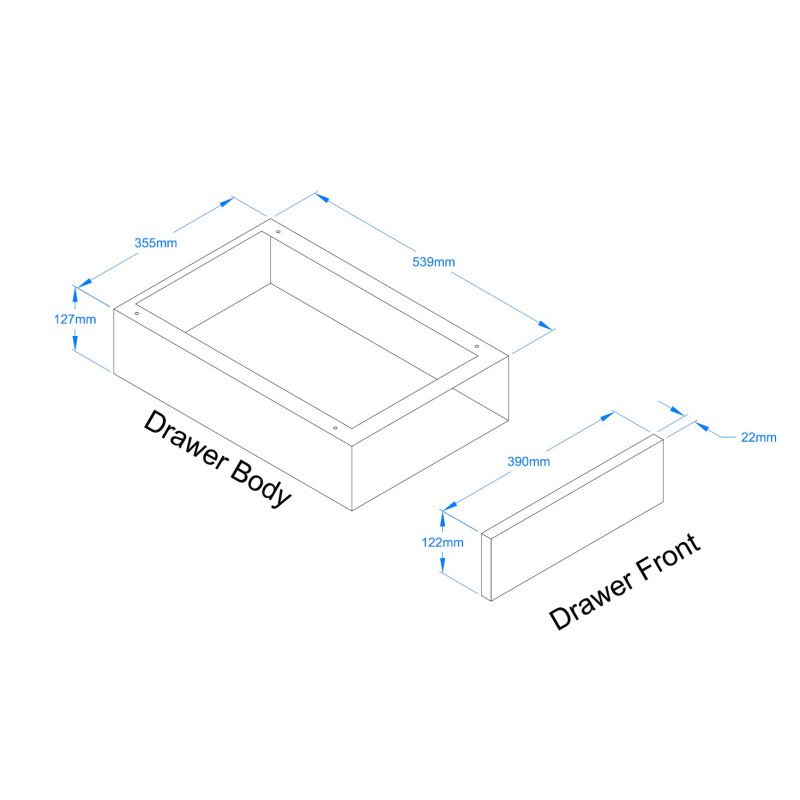 Stainless Steel Drawer - 100mm