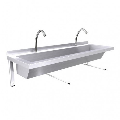 1200mm Wash Trough, Wall Rod Operated 1200mm Wash Trough, Wall Rod Operated