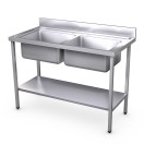 1200 x 600mm Sink (Double Bowl) 1200 x 600mm Sink (Double Bowl)