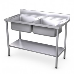 1200 x 600mm Sink (Double Bowl)