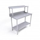1200 x 600mm Stainless Steel Wall Table & Gantry 1200 x 600mm Stainless Steel Wall Table & Gantry