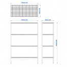 1220mm Stainless Steel Wire Racking 1220mm Stainless Steel Wire Racking