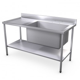 1500 x 700mm Jumbo Bowl Sink