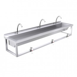 1800mm Wash Trough, Leg Pedal Operated