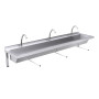1800mm Wash Trough, Wall Rod Operated