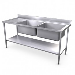 1800 x 700mm Sink (Large Bowl)