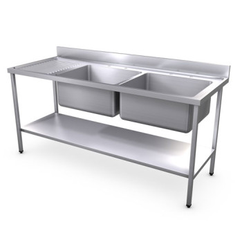 1800 x 700mm Sink (Large Bowl)