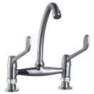 Deck Mixer Tap With 6" Levers Deck Mixer Tap With 6" Levers