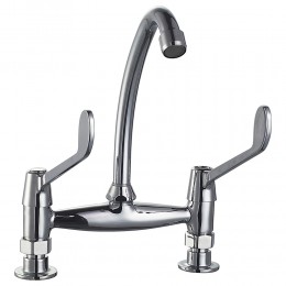 Deck Mixer Tap With 6" Levers