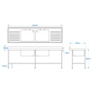 2400 x 700mm Sink 2400 x 700mm Sink