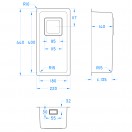 Undermount Sink Bowl  400 x 180 x 140