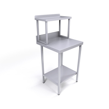 600 x 600mm Stainless Steel Wall Table & Gantry