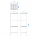 610mm Chrome Wire Racking