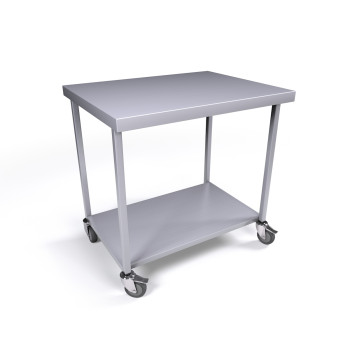 900 x 700mm Mobile Stainless Steel Table