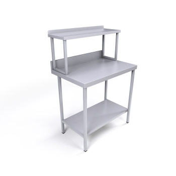 900 x 600mm Stainless Steel Wall Table & Gantry