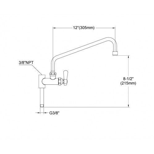 Pre Rinse Pot Filler Tap Pre Rinse Pot Filler Tap
