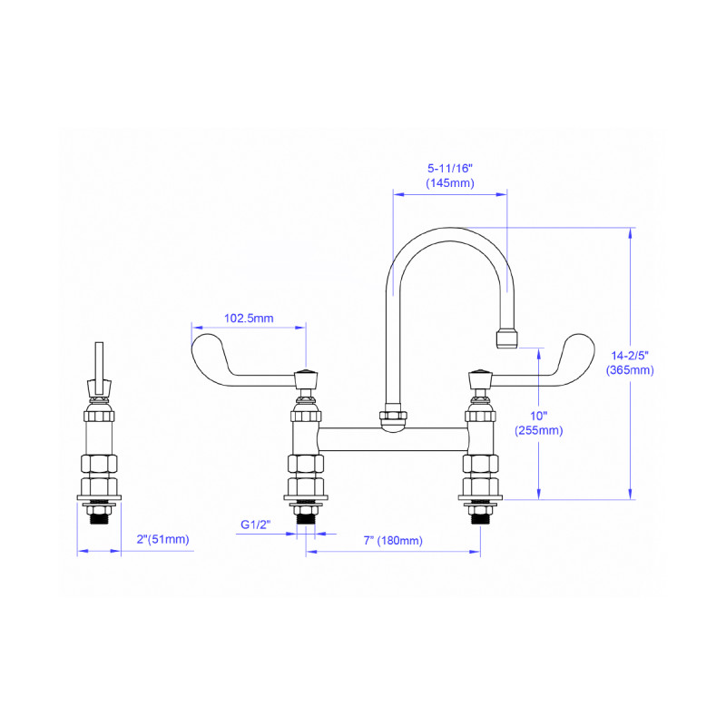 Deck Gooseneck Tap