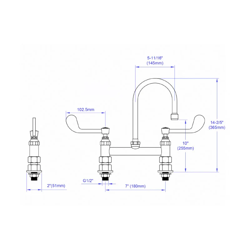 Deck Gooseneck Tap