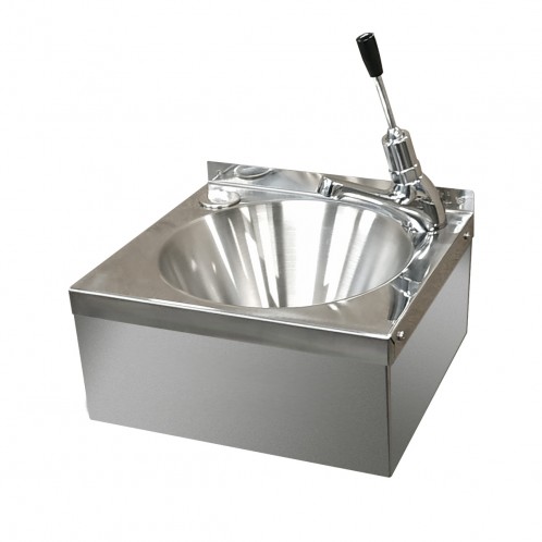 9" Wash Hand Basin & Timed Elbow Tap 9" Wash Hand Basin & Timed Elbow Tap