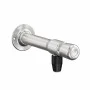 Wall Mounted Bottle Filler Push Tap - Stainless Steel