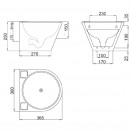 Anti Vandal Heavy Duty Hand Basin Anti Vandal Heavy Duty Hand Basin
