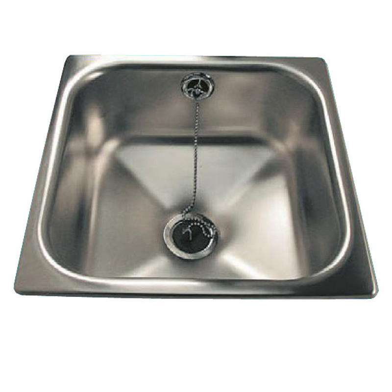 Compact Inset Stainless Steel Hand Basin