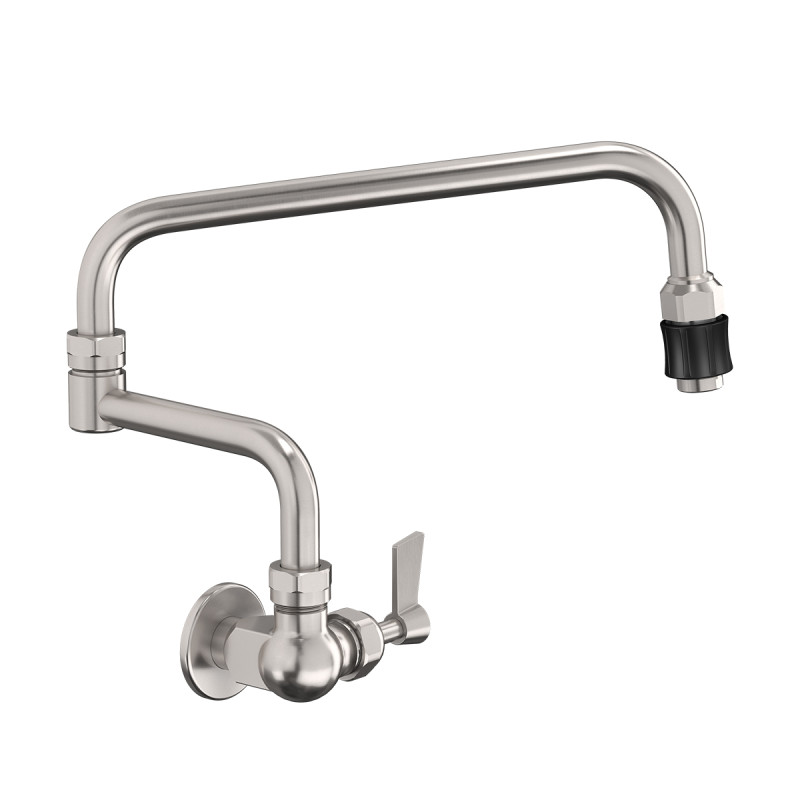 Wall Mount Hinged Pot Filler Tap - Stainless Steel