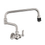 Wall Mount Hinged Pot Filler Tap - Stainless Steel
