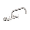 Wall Mount Kitchen Sink Mixer - Stainless Steel