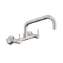 Wall Mount Kitchen Sink Mixer - Stainless Steel