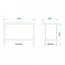 Custom Stainless Steel Table Custom Stainless Steel Table