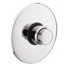 Chrome Push Valve With Wall Plate - FR8500