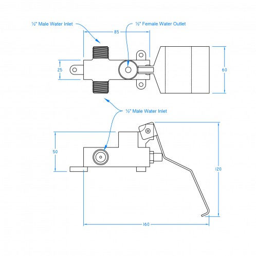 Leg Operated Push Valve Leg Operated Push Valve
