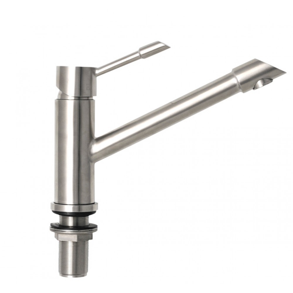 Rangemaster Intense Brushed Dual Lever Kitchen Sink Monobloc Tap TID1BF