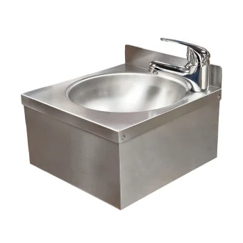 Compact Stainless Steel Hand Basin With Tap