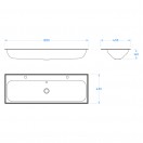 1200mm Inset Wash Trough 1200mm Inset Wash Trough