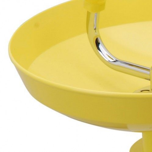 Pedestal Emergency Eye Wash - High Vis, Plastic Bowl