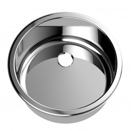 Cylindrical Inset Stainless Steel Hand Basin (⌀380mm)