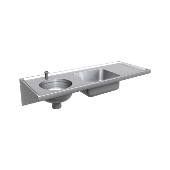 Combined Sluice Sink [DU-HS] - Top Entry