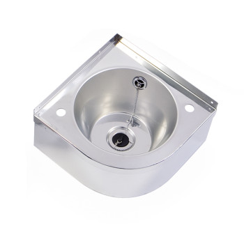 Corner Stainless Steel Hand Basin