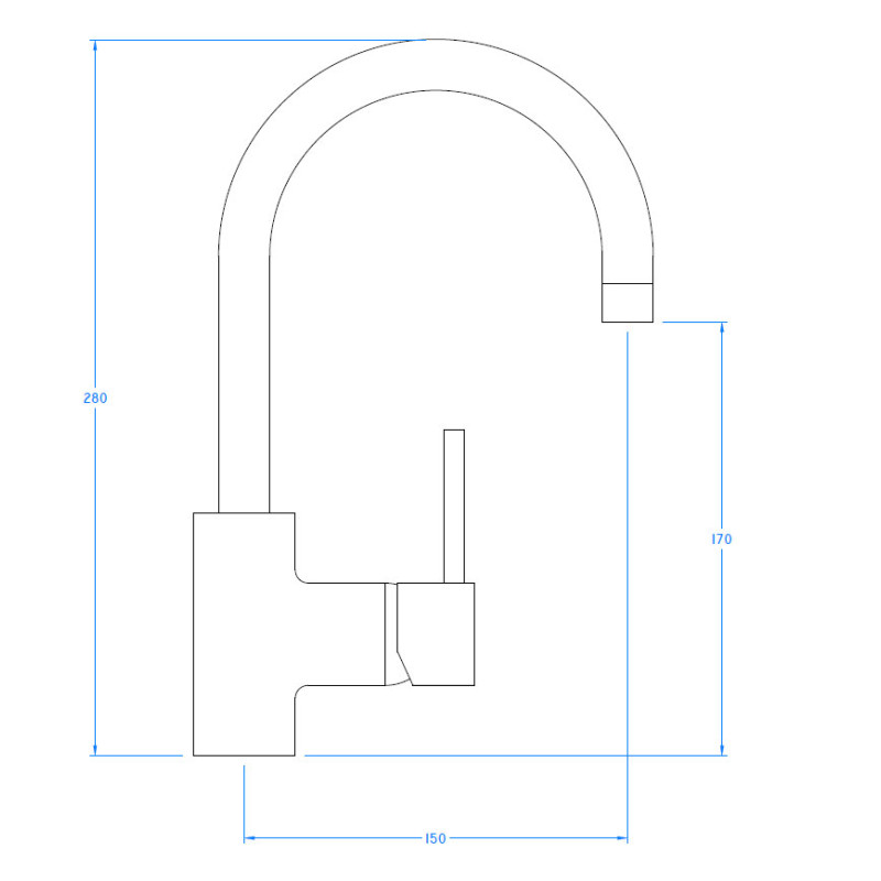 Mono Kitchen Mixer Tap