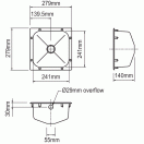 Compact Inset Stainless Steel Hand Basin Compact Inset Stainless Steel Hand Basin