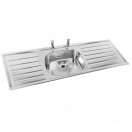 Double Drain Inset Sink Top 1364 x 500mm Double Drain Inset Sink Top 1364 x 500mm