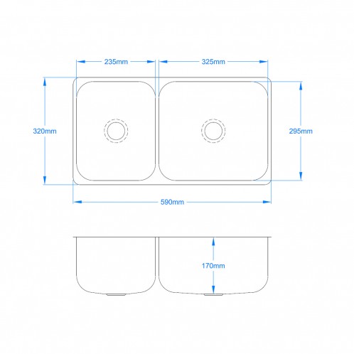 Double Bowl Undermount 