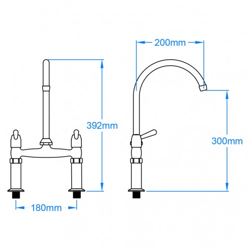 Gooseneck Mixer Tap Gooseneck Mixer Tap